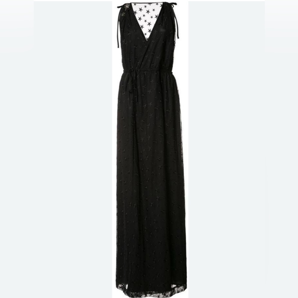 Zac Posen Black Star Dress